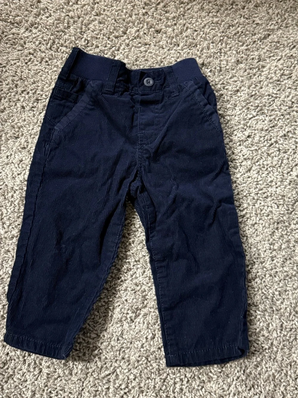 Gymboree Navy Corduroy Pull-On Pants
